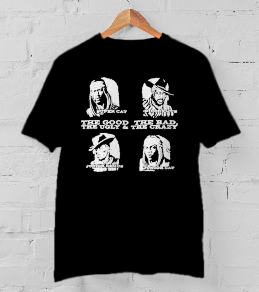 The Good The Bad The Ugly And The Crazy Super Cat Nicodemus Cowboy Wild West Cats T-Shirt