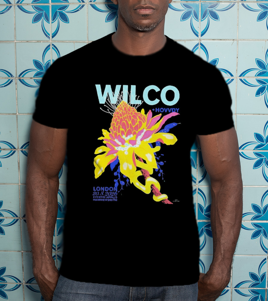 Wilco London UK Eventim Apollo Hammersmith August 20 2026 Featuring Hovvdy T-Shirt