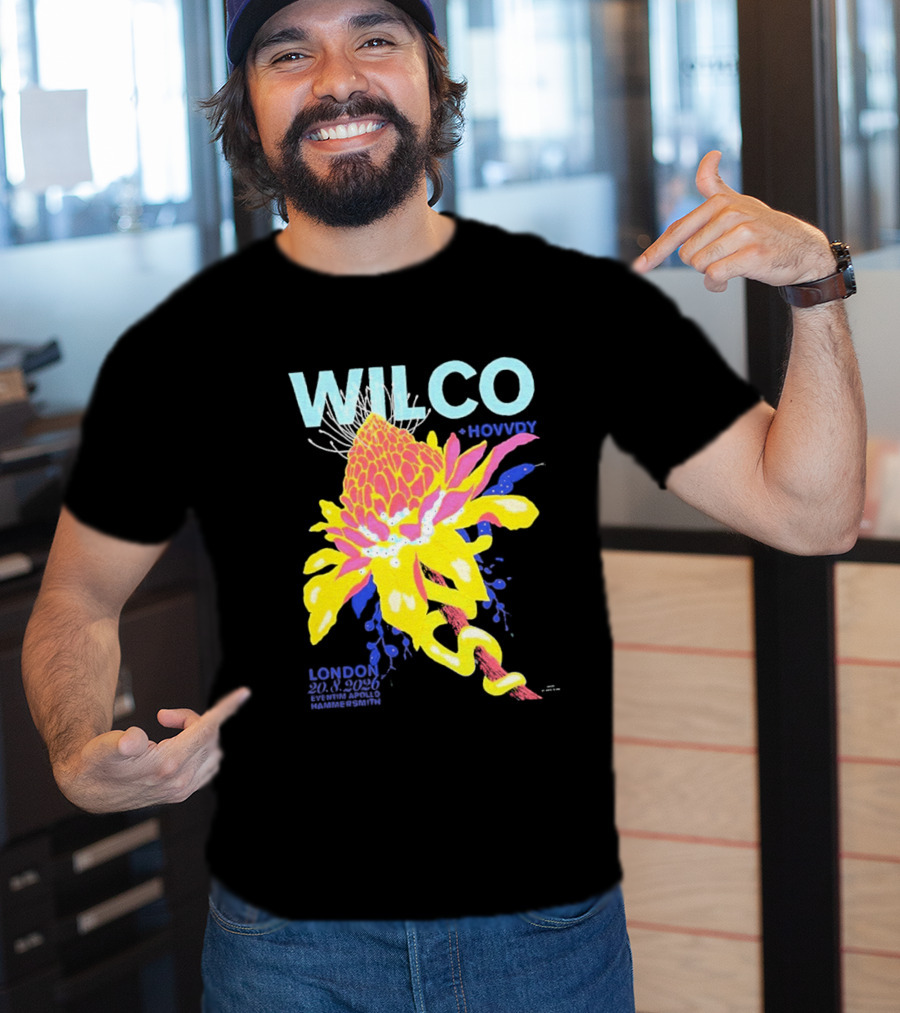 Wilco London UK Eventim Apollo Hammersmith August 20 2026 Featuring Hovvdy T-Shirt