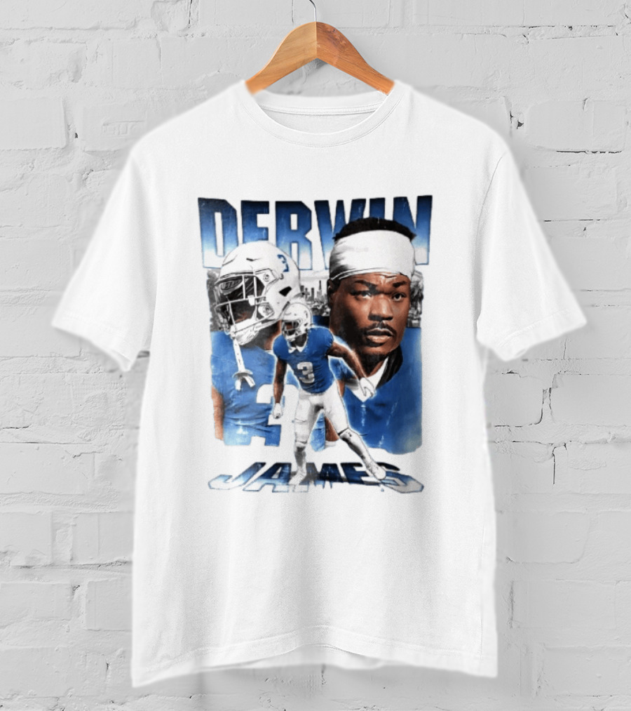 Derwin James Football Photo Collage Skyline Bootleg T-Shirt