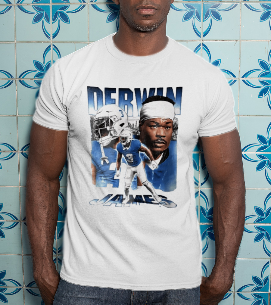 Derwin James Football Photo Collage Skyline Bootleg T-Shirt