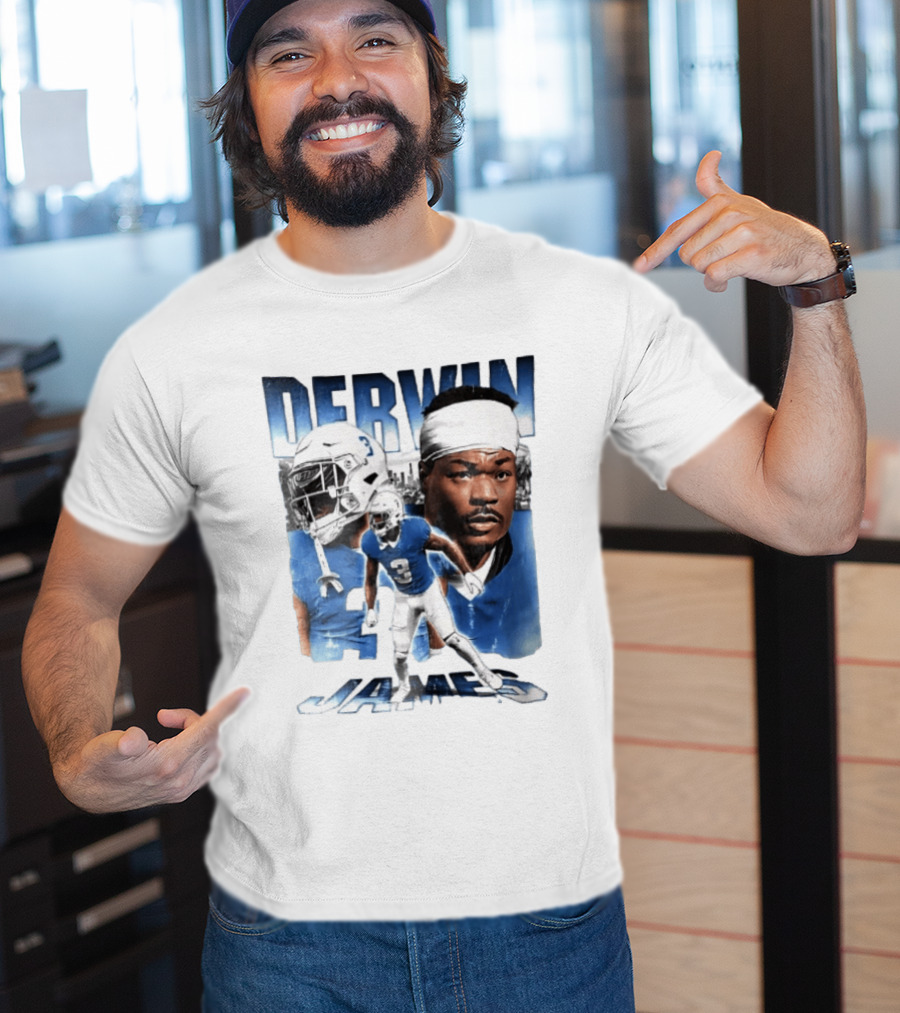 Derwin James Football Photo Collage Skyline Bootleg T-Shirt