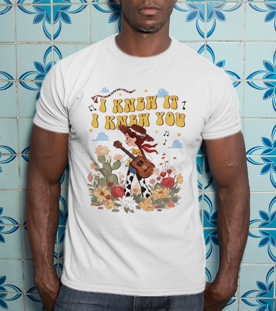 I Knew It I Knew You Jessie Toy Story Floral Adventure T-Shirt