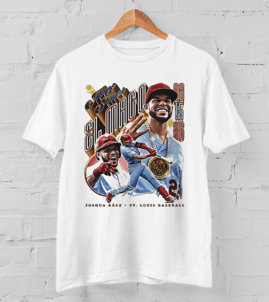 Joshua Baez El Mago 08 15 26 St Louis Baseball T-Shirt