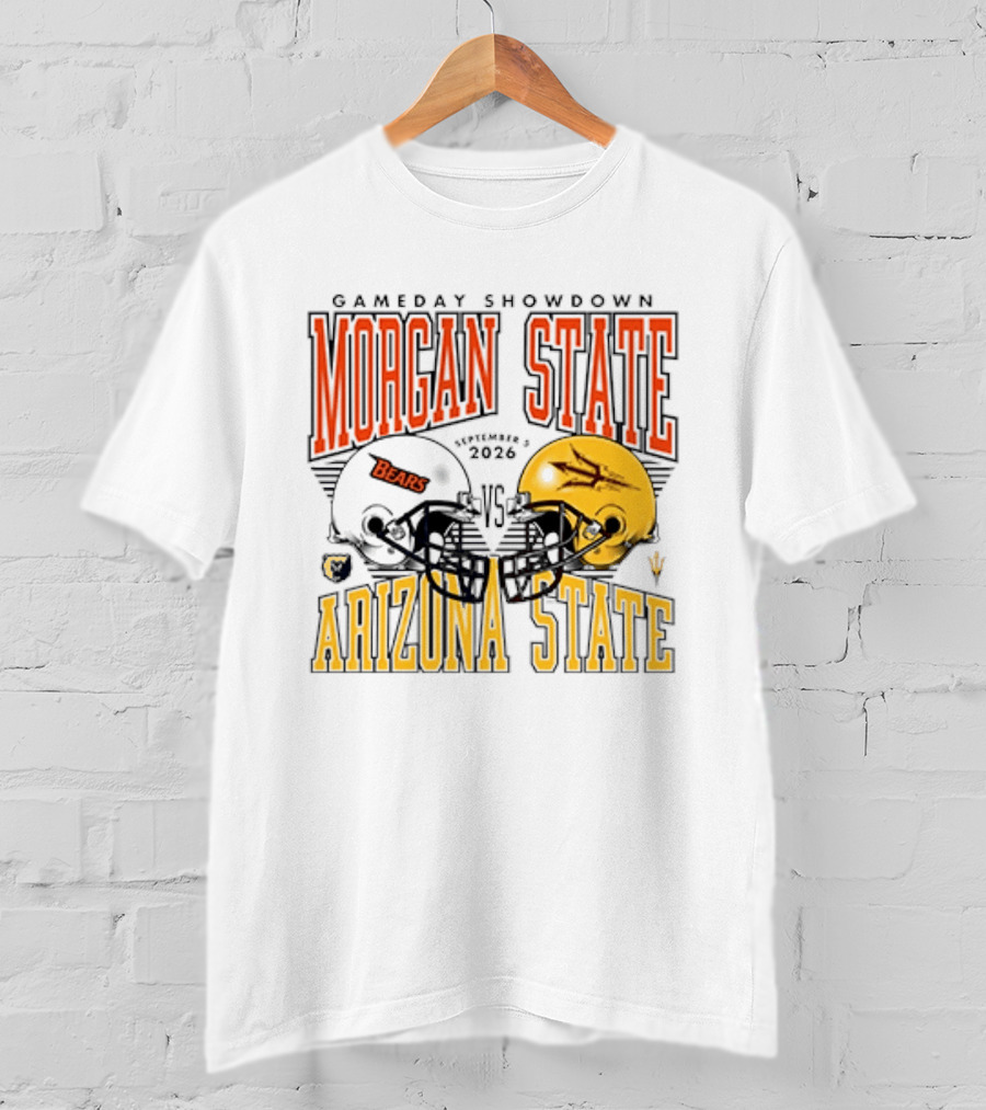 Gameday Showdown Morgan State Bears Vs Arizona State 2026 T-Shirt