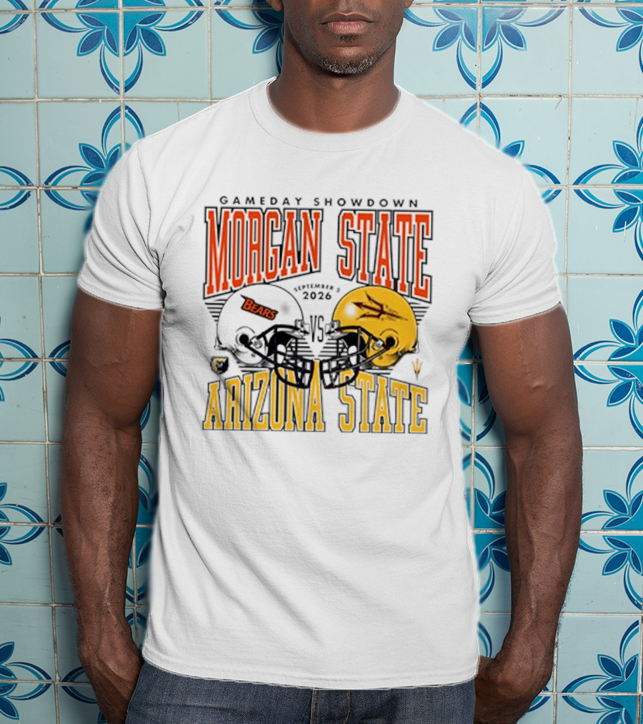 Gameday Showdown Morgan State Bears Vs Arizona State 2026 T-Shirt