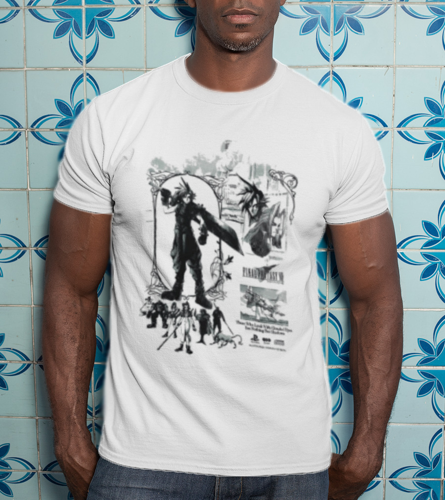 Clouded Eyes Shadows Final Fantasy VII Vintage Aesthetic T-Shirt