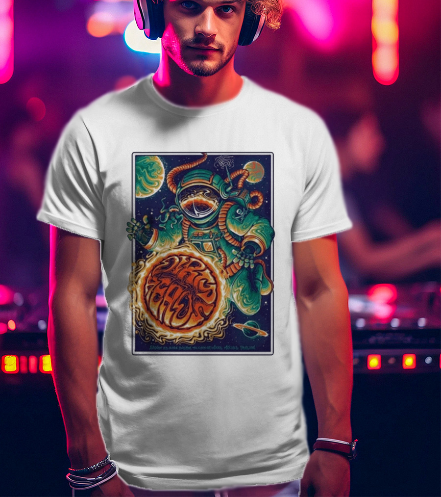 Dirty Heads Cosmic Astronaut Tour The Woodlands TX 8 23 2026 Psychedelic Space Adventure T-Shirt