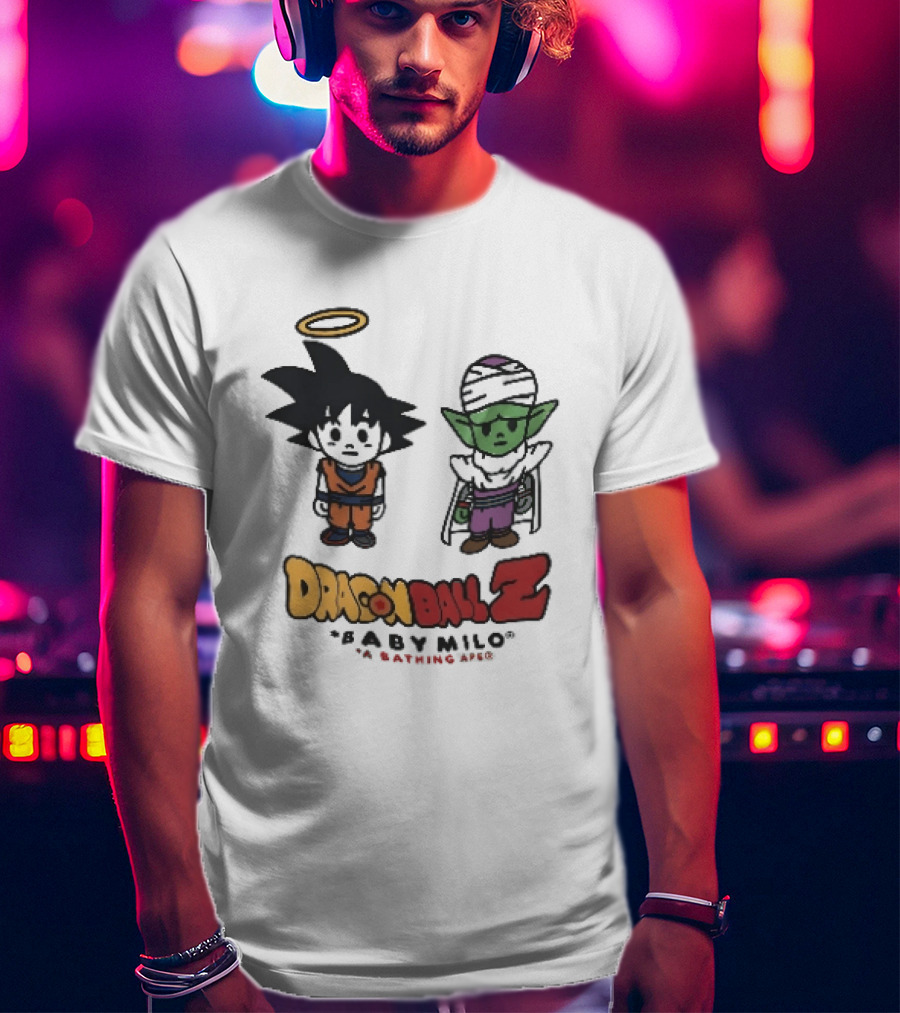 Dragon Ball Z Baby Milo Goku Piccolo Collaboration T-Shirt
