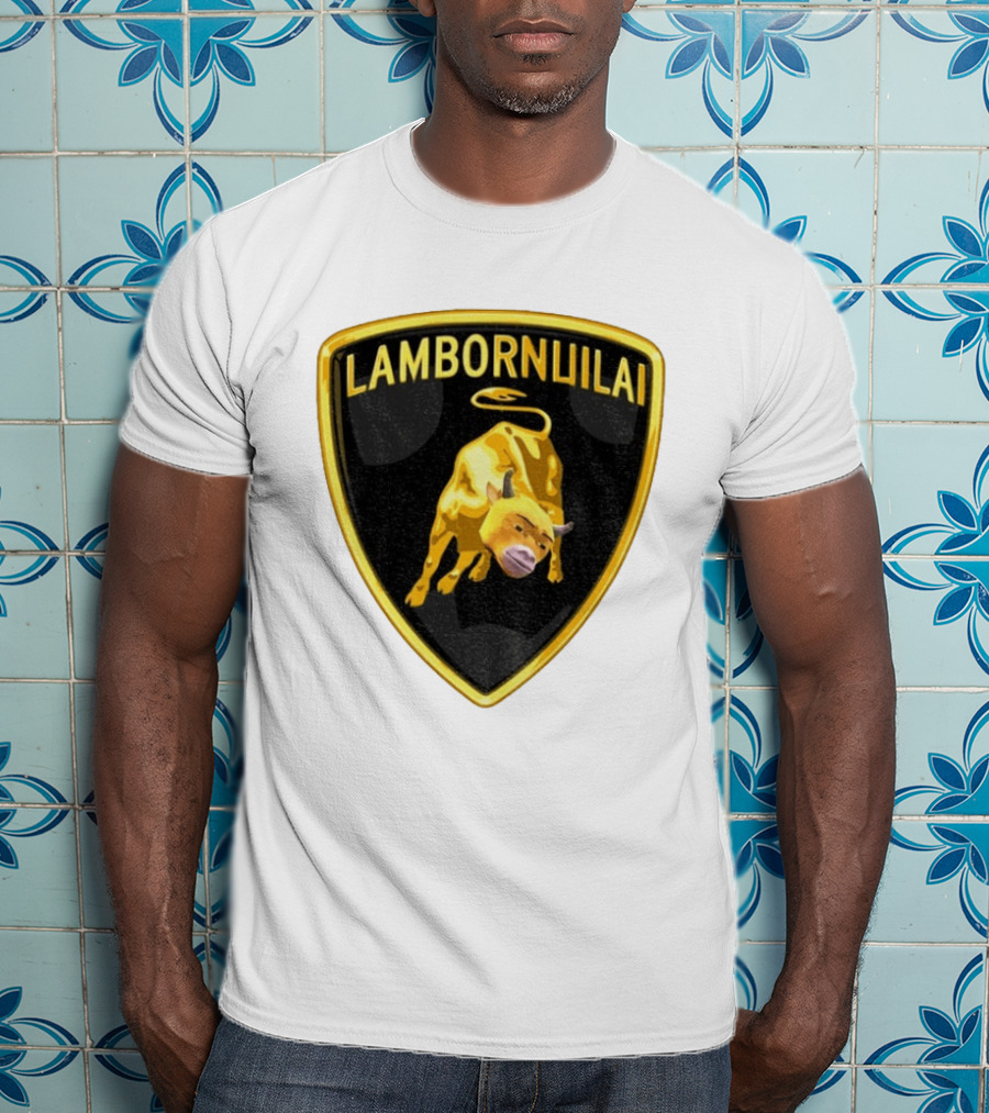 Lambornuilai Gold Bull Meme Niu Lai T-Shirt