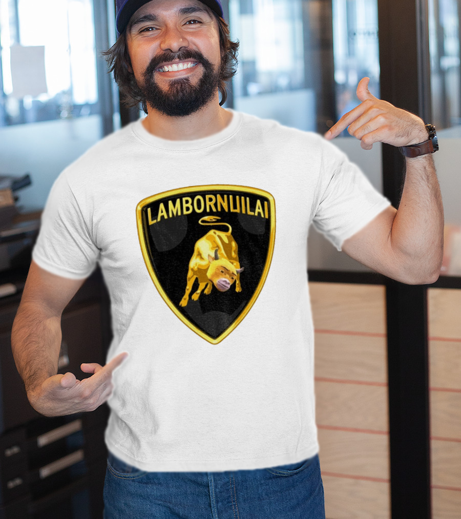 Lambornuilai Gold Bull Meme Niu Lai T-Shirt