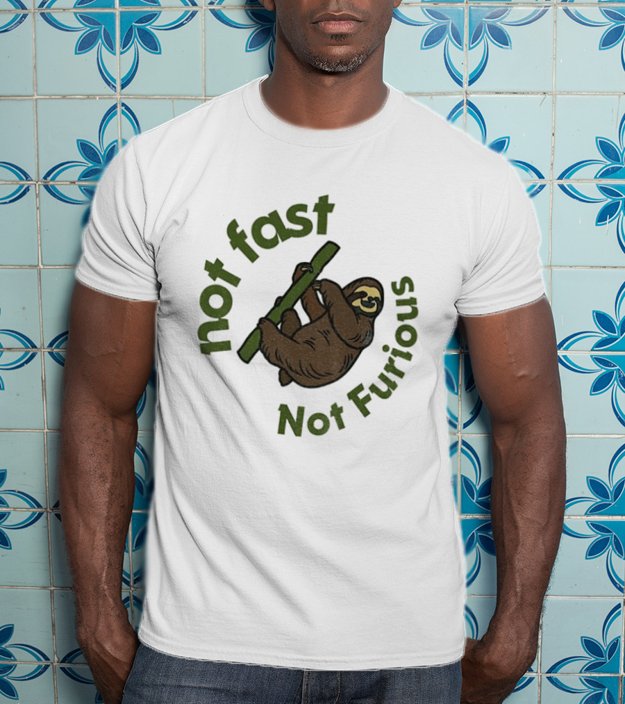 Not Fast Not Furious Sloth Climbing T-Shirt