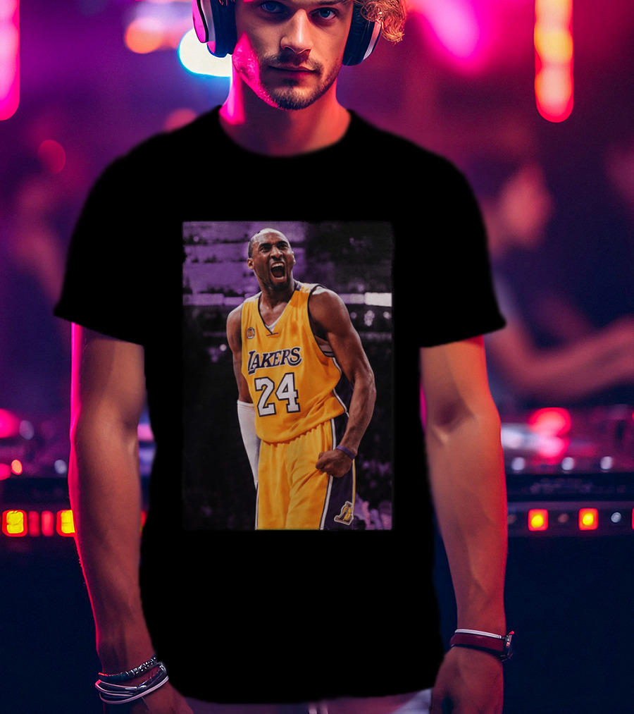 A. J. Brown Wear Mamba Kobe Bryant Lakers 24 T-Shirt