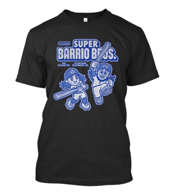 Toronto Super Barrio Bros Bo Bichette Vladimir Guerrero Jr 11 27 T-Shirt