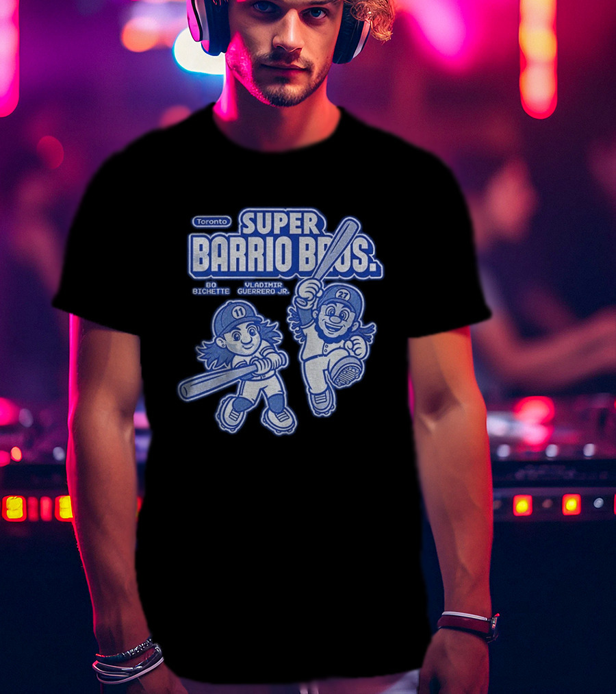 Toronto Super Barrio Bros Bo Bichette Vladimir Guerrero Jr 11 27 T-Shirt