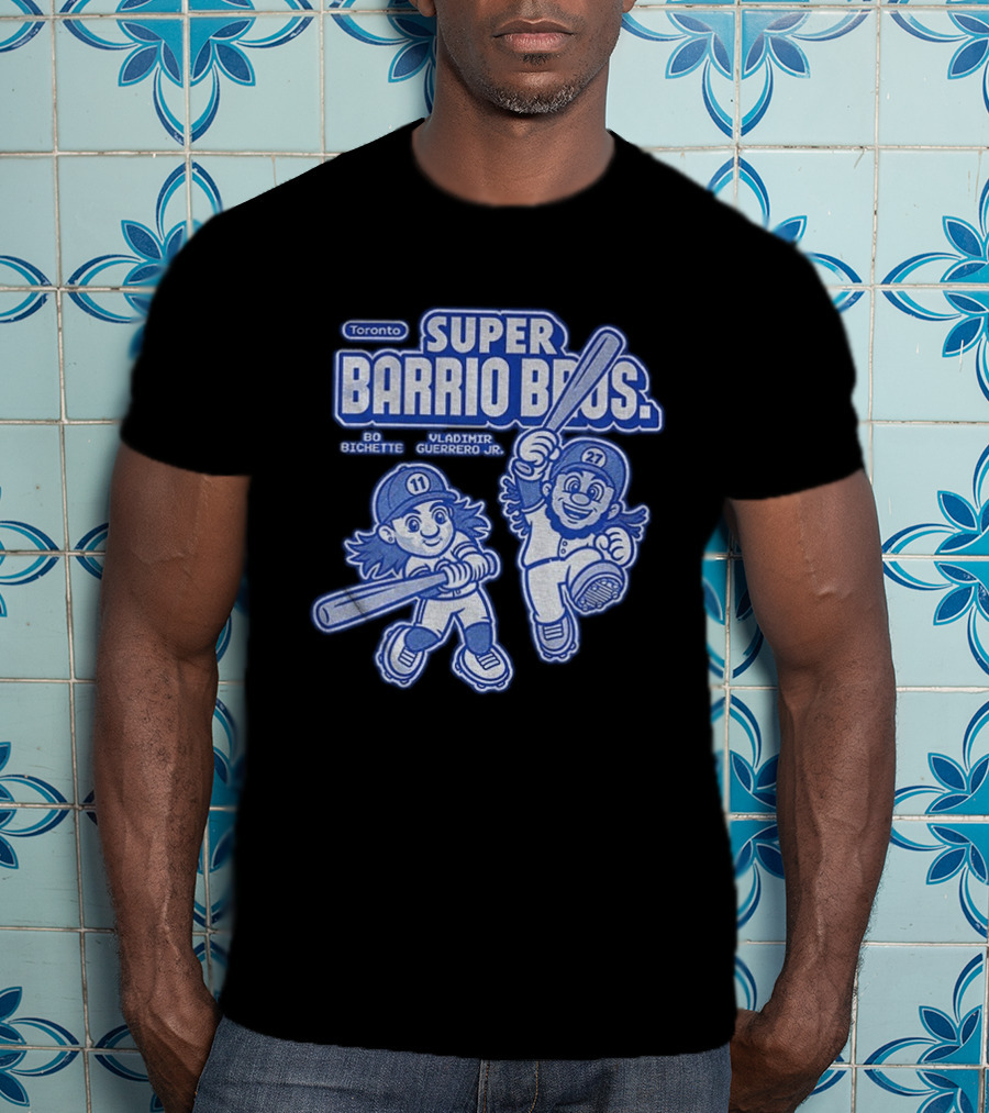 Toronto Super Barrio Bros Bo Bichette Vladimir Guerrero Jr 11 27 T-Shirt