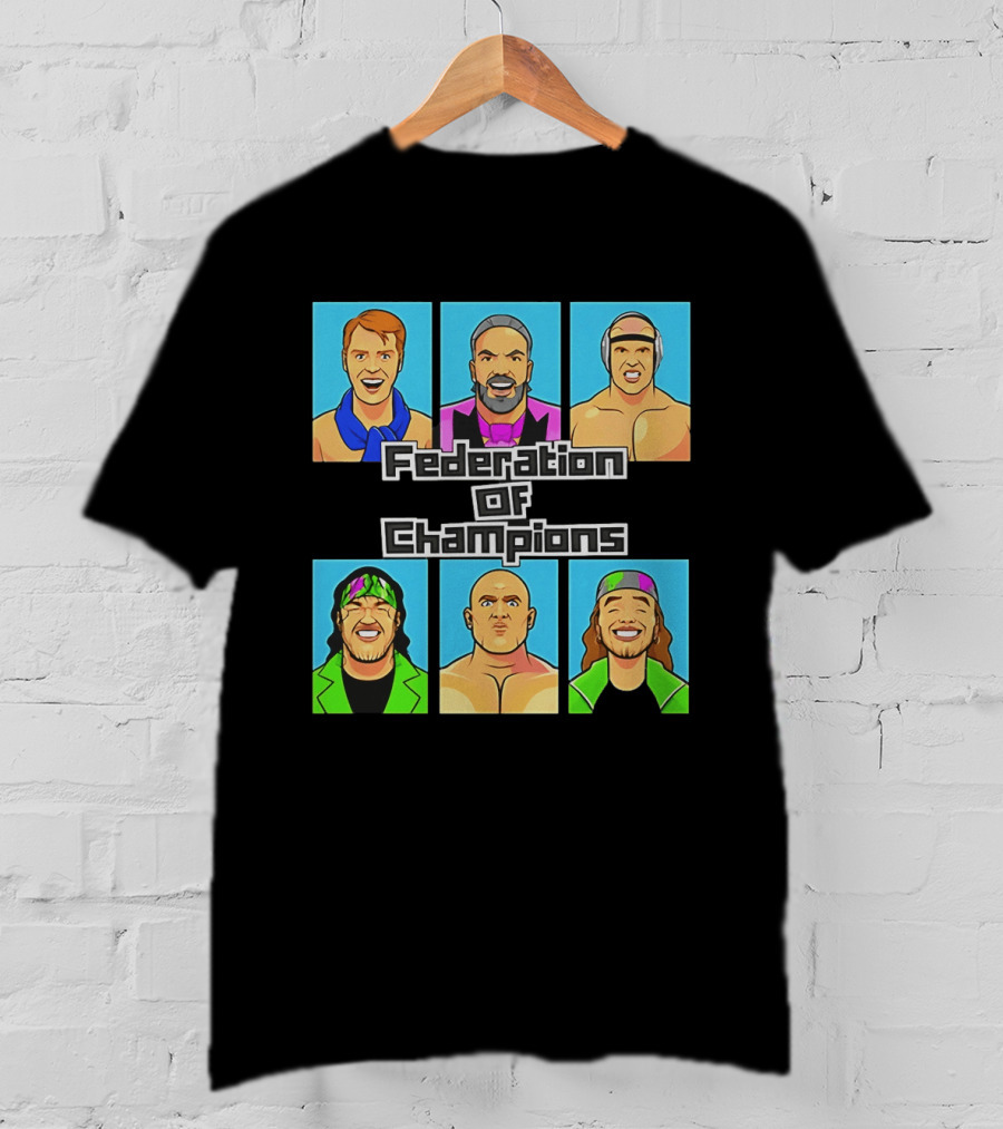 Federation Of Champions Wrestling Legends T-Shirt