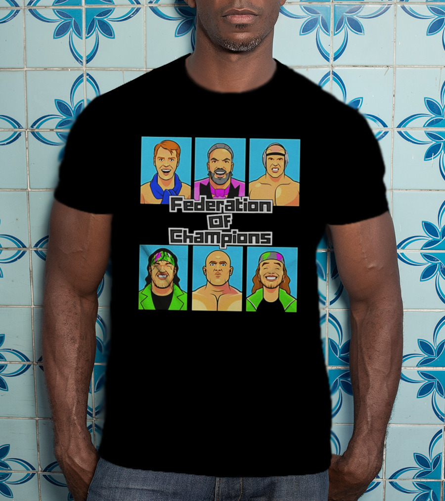 Federation Of Champions Wrestling Legends T-Shirt