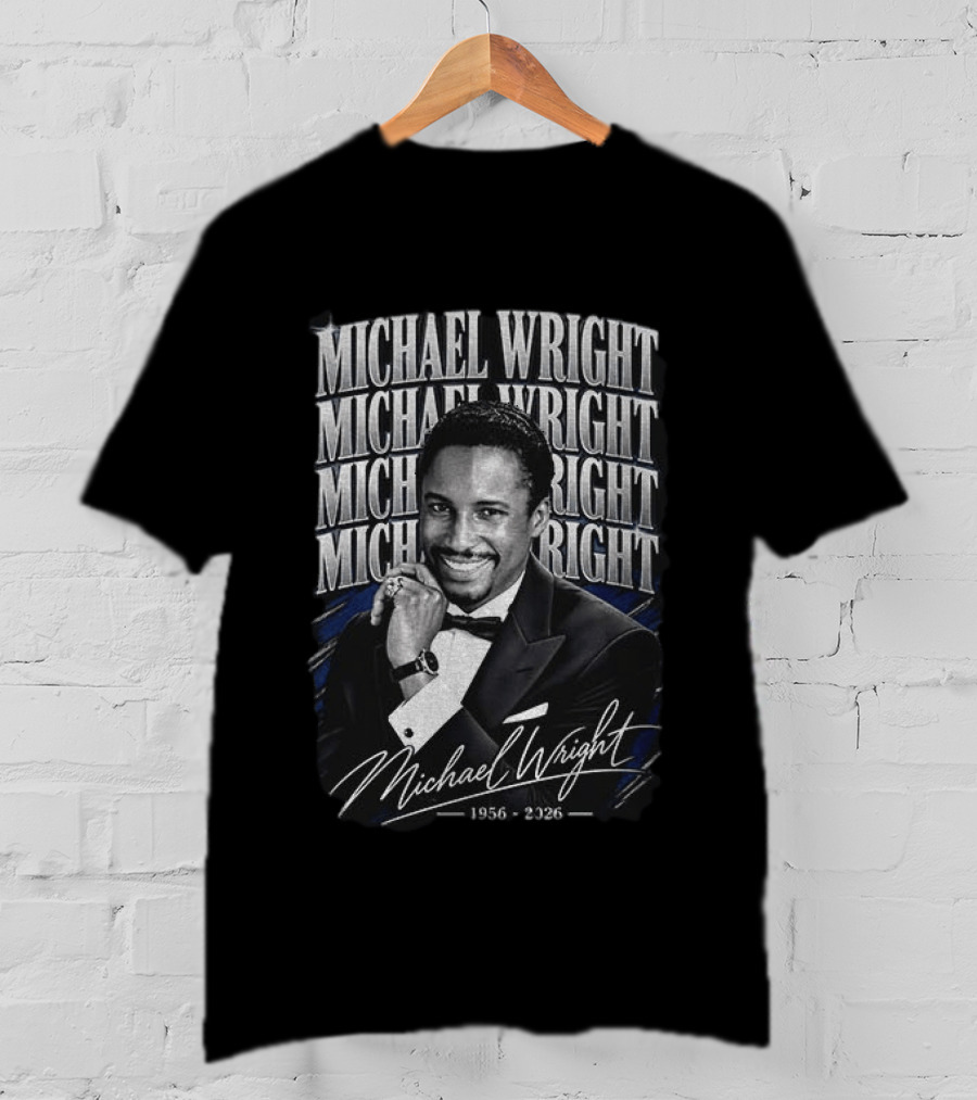 Michael Wright 1956 2026 Commemorative T-Shirt