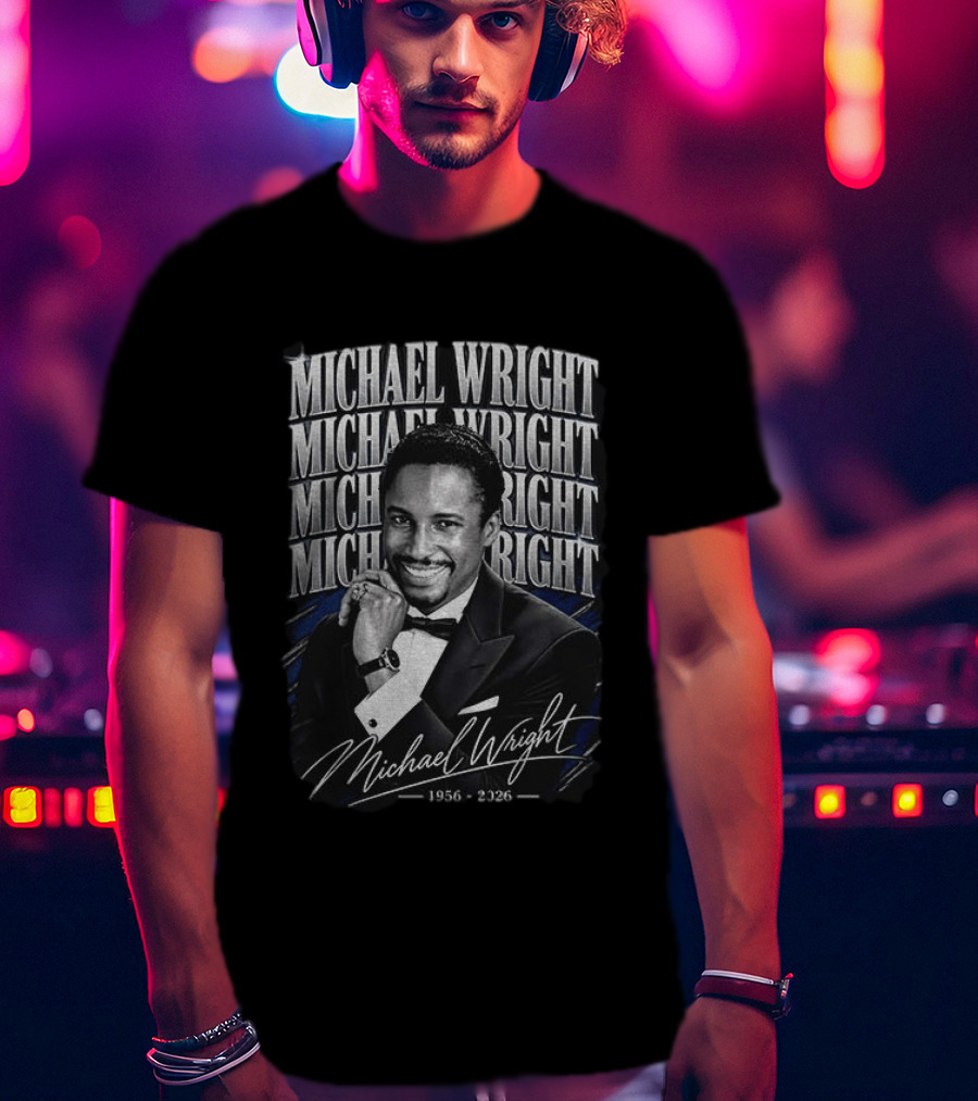Michael Wright 1956 2026 Commemorative T-Shirt