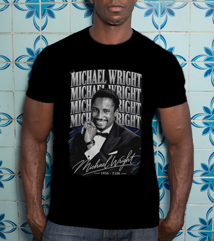 Michael Wright 1956 2026 Commemorative T-Shirt