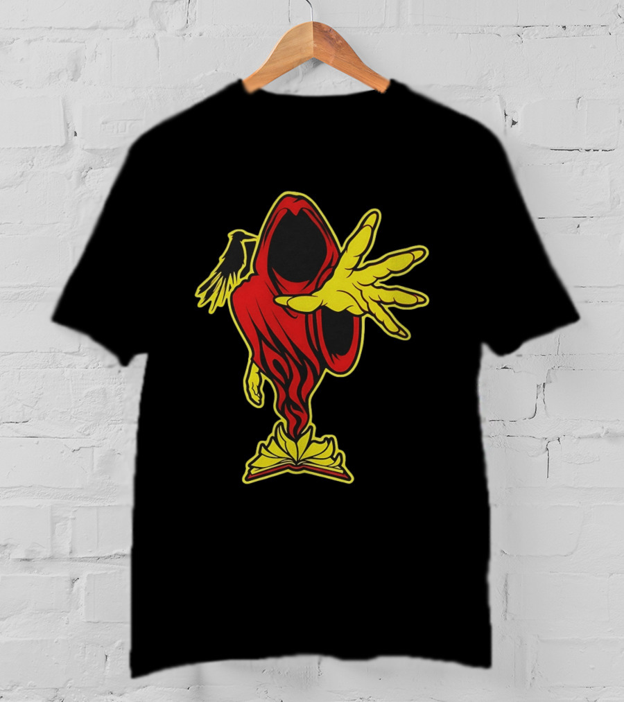 Insane Clown Posse Ringmaster Joker's Card Flame Hooded Figure T-Shirt