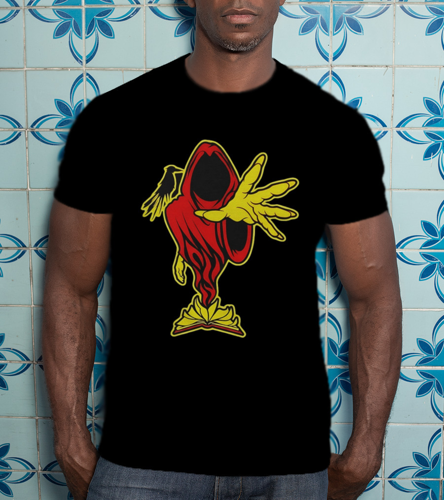 Insane Clown Posse Ringmaster Joker's Card Flame Hooded Figure T-Shirt