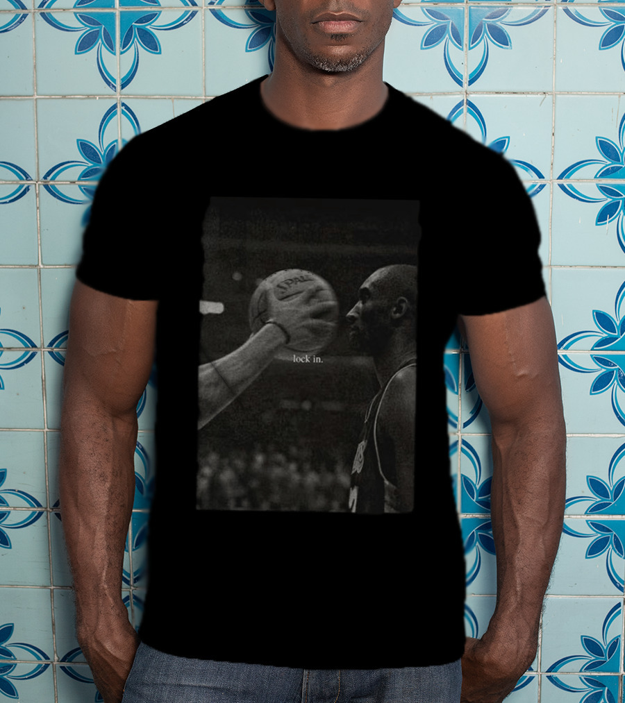 Lock In Kobe Bryant Spalding Basketball T-Shirt