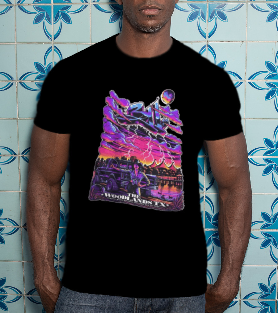 311 August 23 2026 The Cynthia Woods Mitchell Pavilion The Woodlands TX Lightning Scene T-Shirt