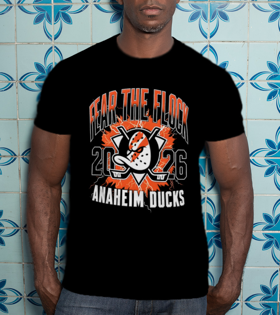 Anaheim Ducks Fear The Flock 2026 Hockey T-Shirt