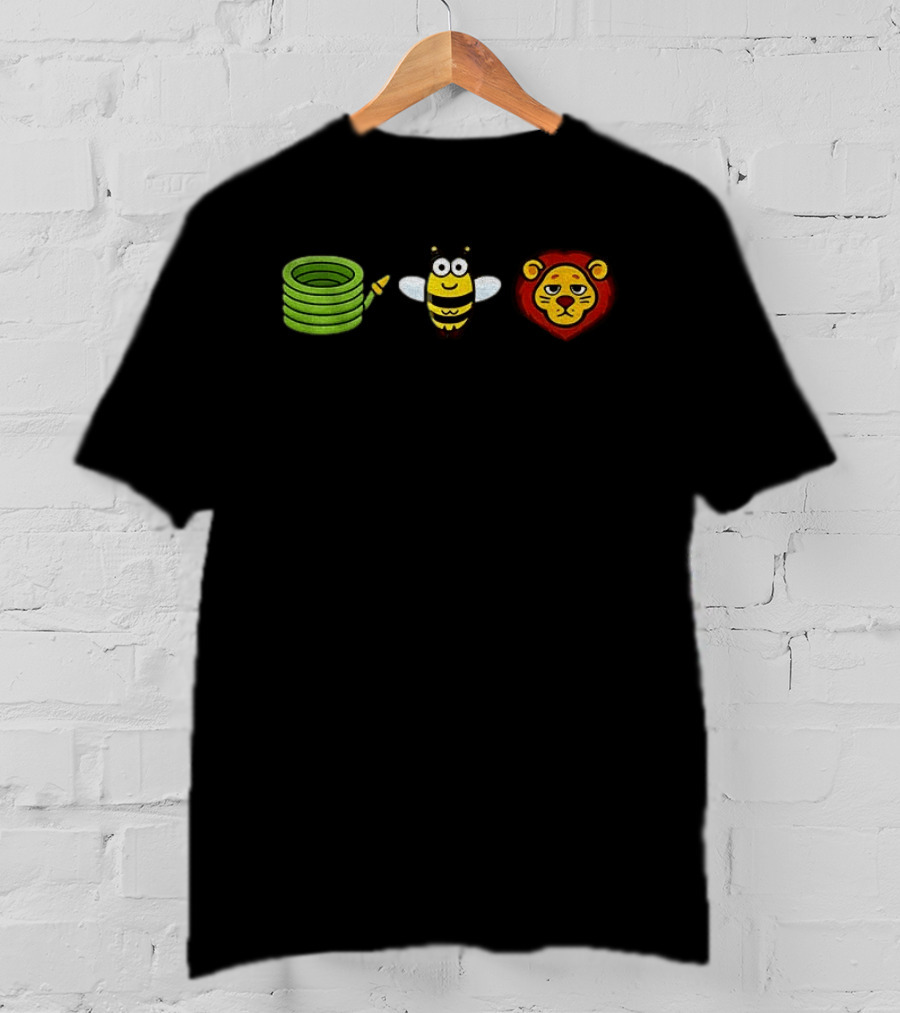 Bee Lion Hose Emoji Icons Collection T-Shirt