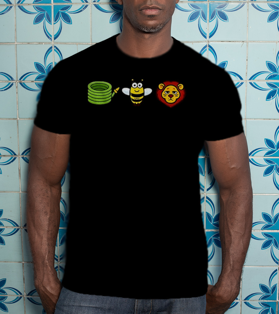Bee Lion Hose Emoji Icons Collection T-Shirt