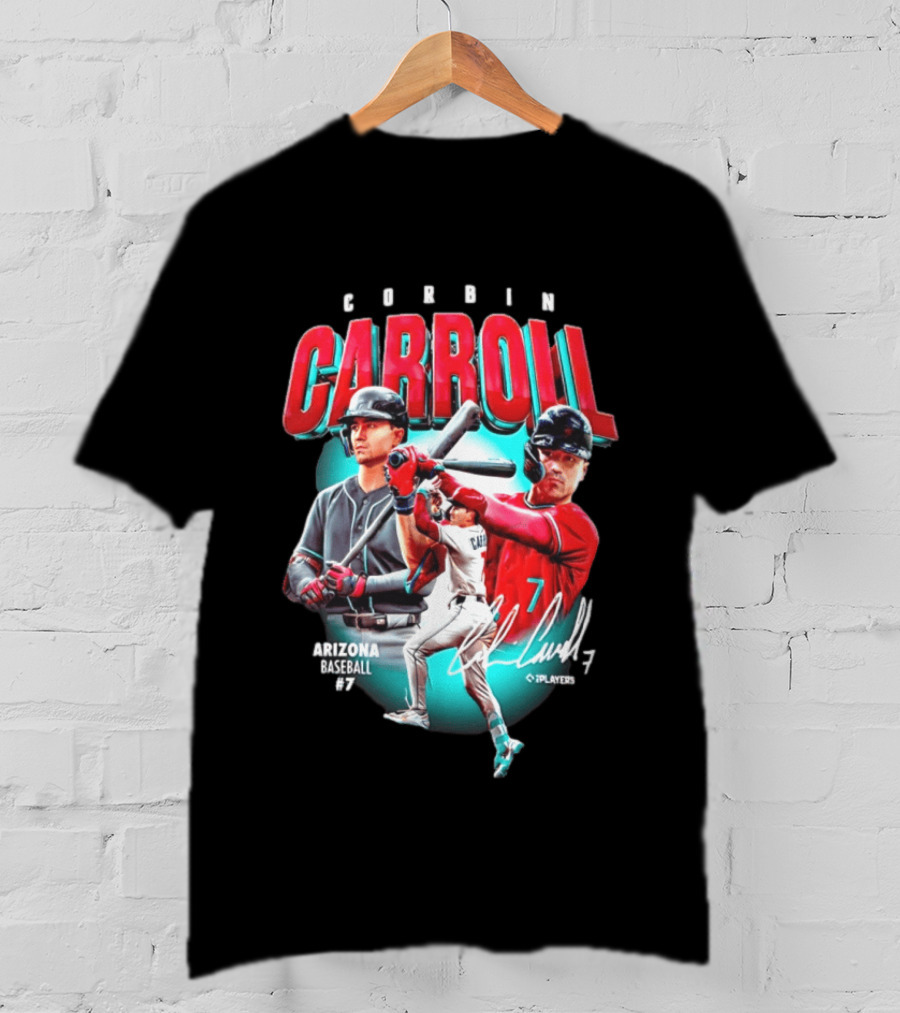 Corbin Carroll Arizona Baseball #7 C Players T-Shirt