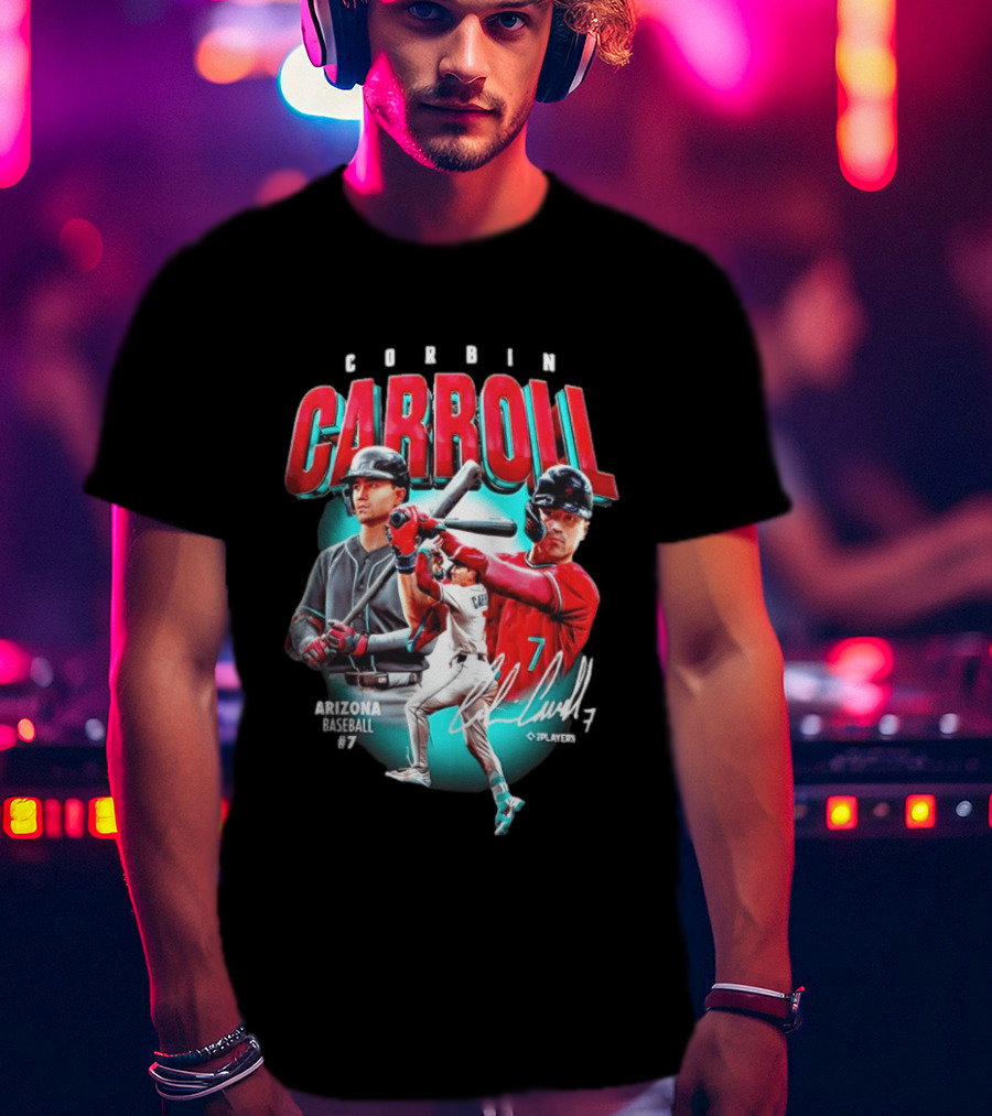 Corbin Carroll Arizona Baseball #7 C Players T-Shirt