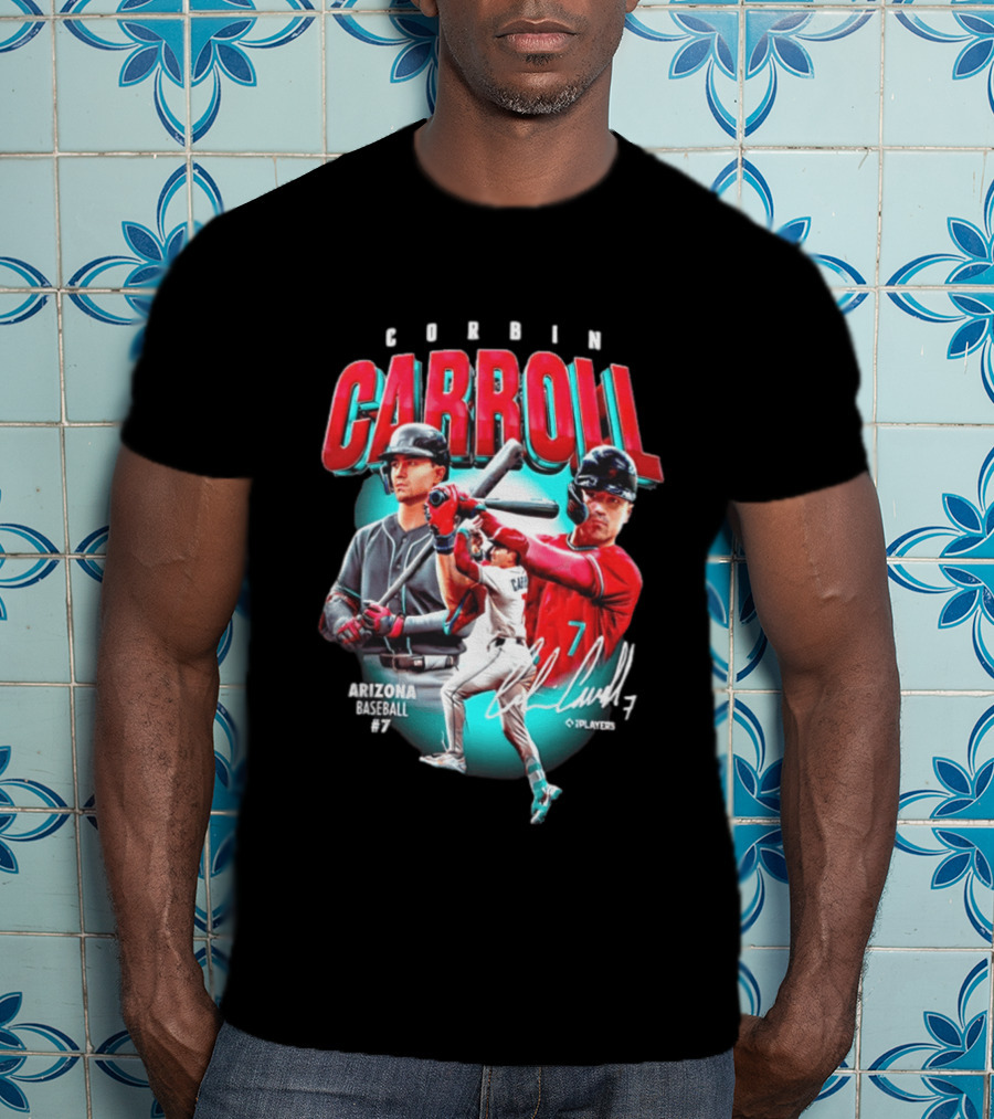 Corbin Carroll Arizona Baseball #7 C Players T-Shirt
