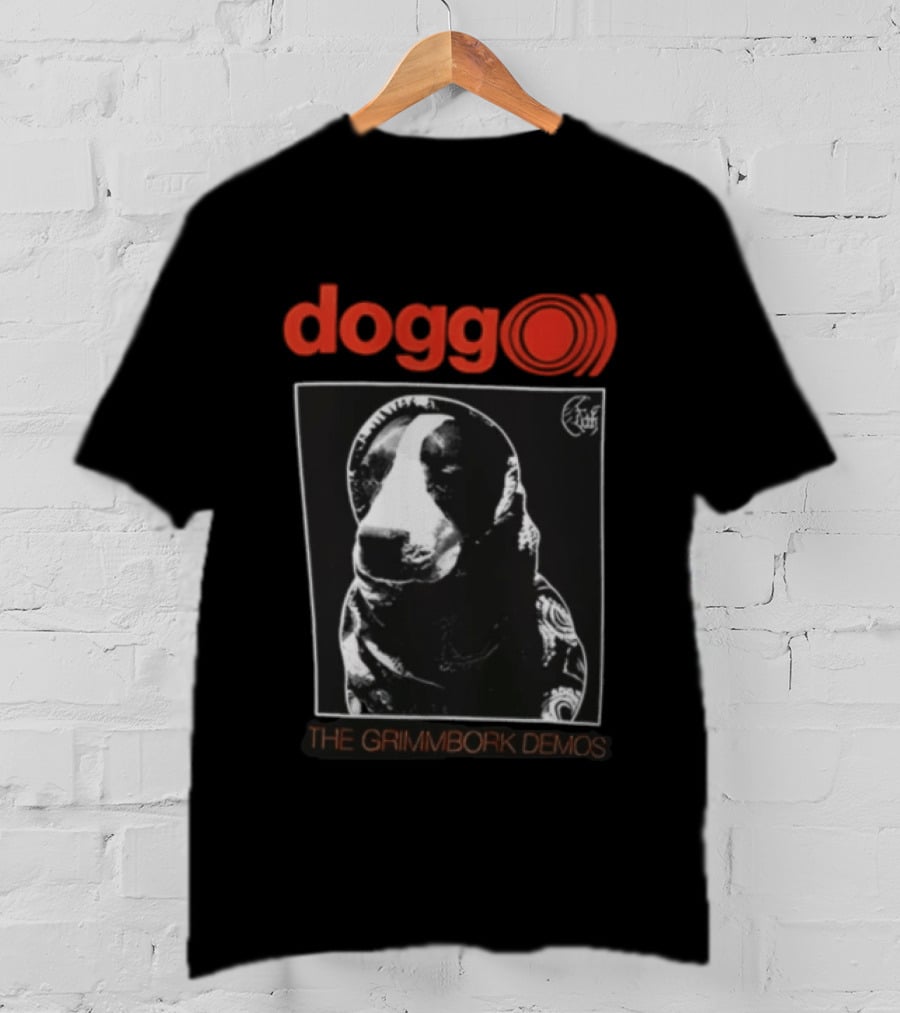 Dogg The Grimmbork Demos Monochrome Canine T-Shirt