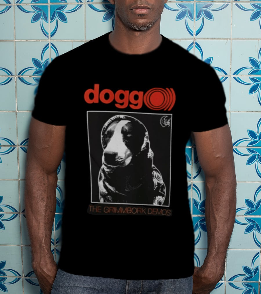 Dogg The Grimmbork Demos Monochrome Canine T-Shirt