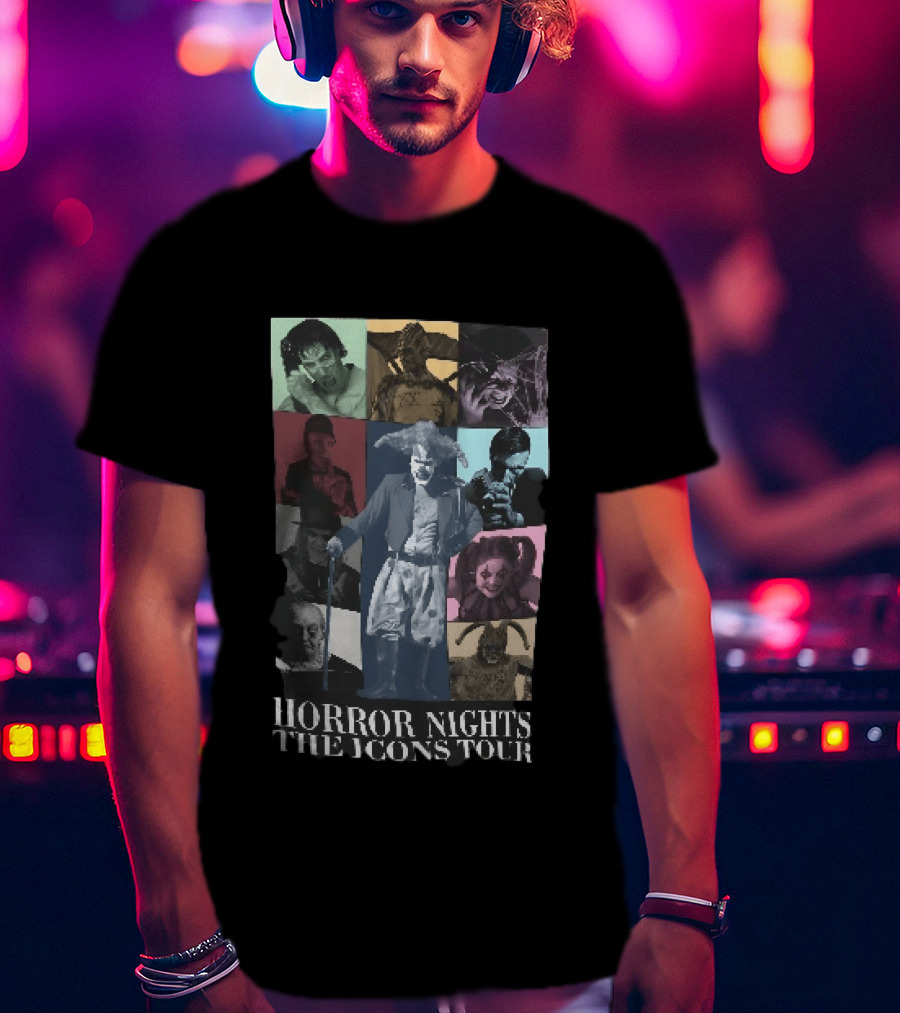 Horror Nights The Icons Tour Villains T-Shirt