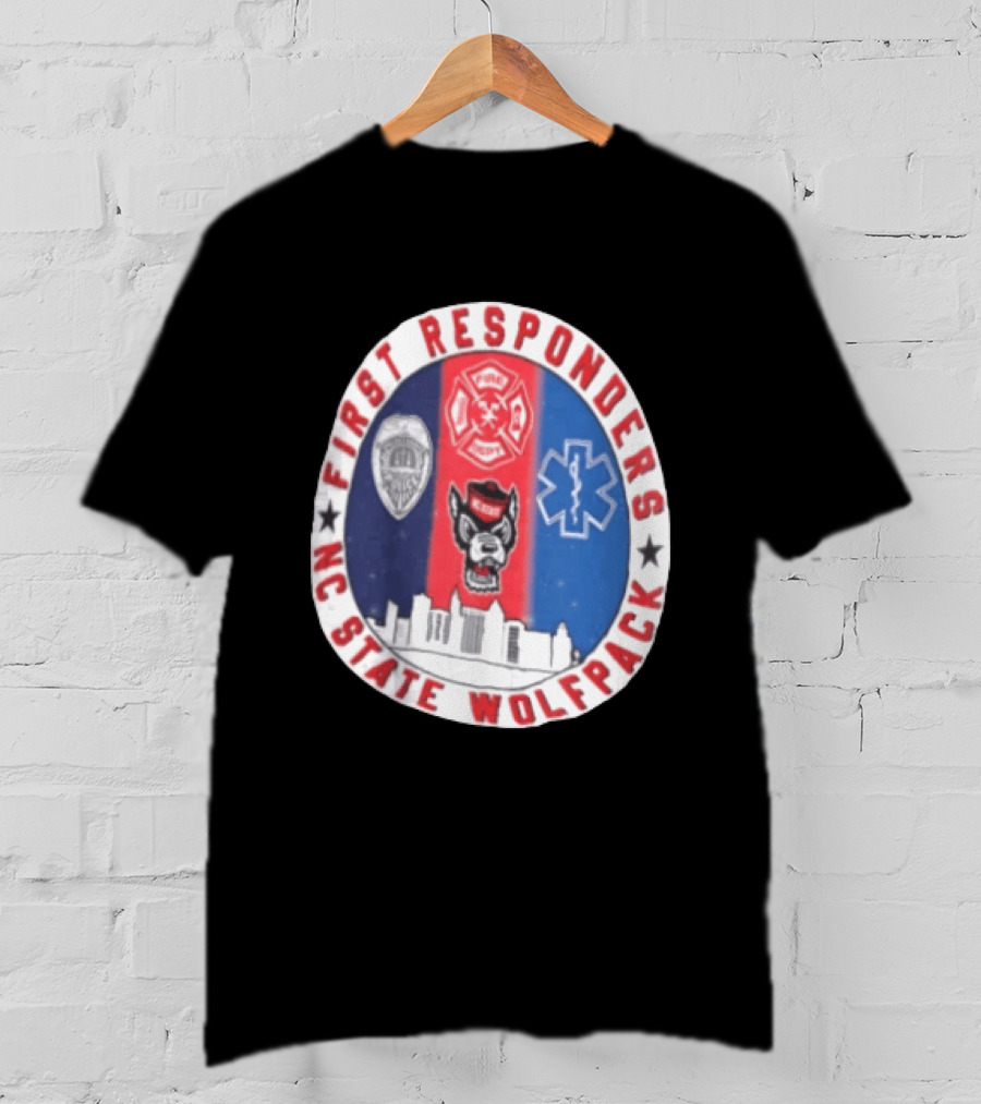First Responders NC State Wolfpack Emergency Services T-Shirt