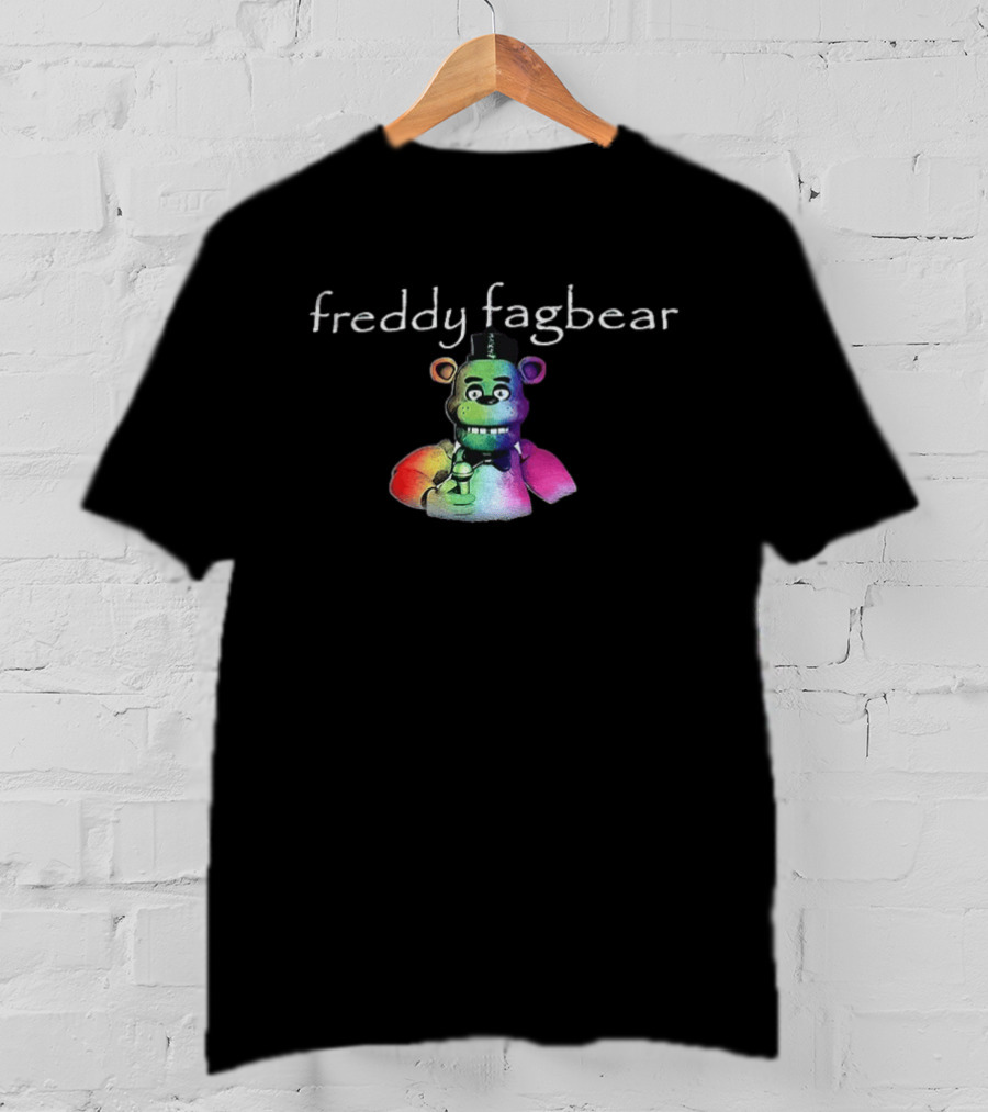 Freddy Fagbear Rainbow Pride T-Shirt