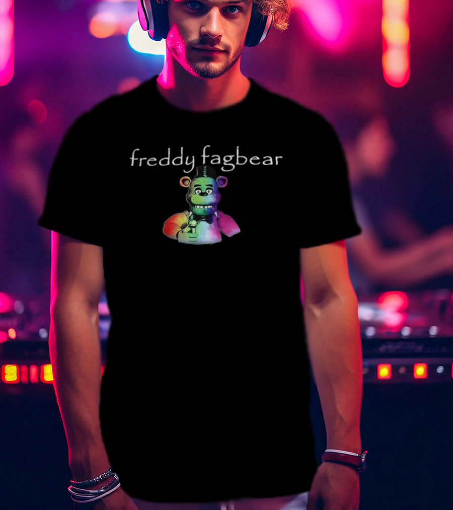 Freddy Fagbear Rainbow Pride T-Shirt