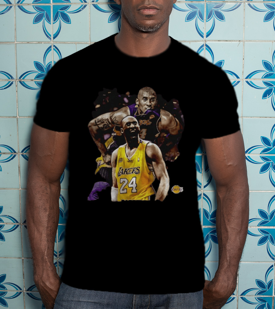 Kobe Bryant Los Angeles Lakers Number 24 Iconic Basketball Legend T-Shirt