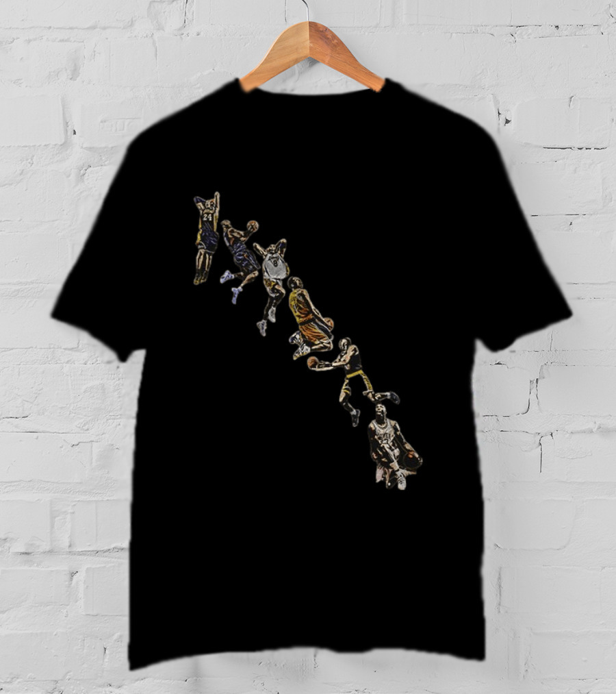 Kobe Bryant Los Angeles Lakers Forever Legend Multi Player Icon 24 T-Shirt