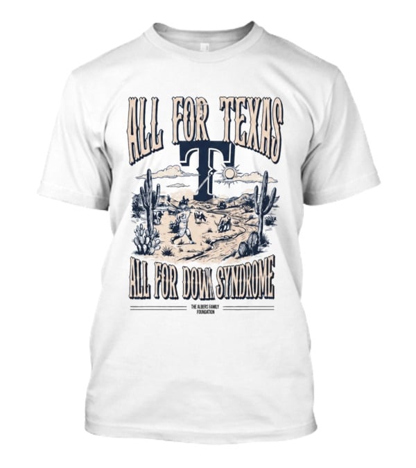 All For Texas Support Down Syndrome Awareness Iconic Western T-Shirt