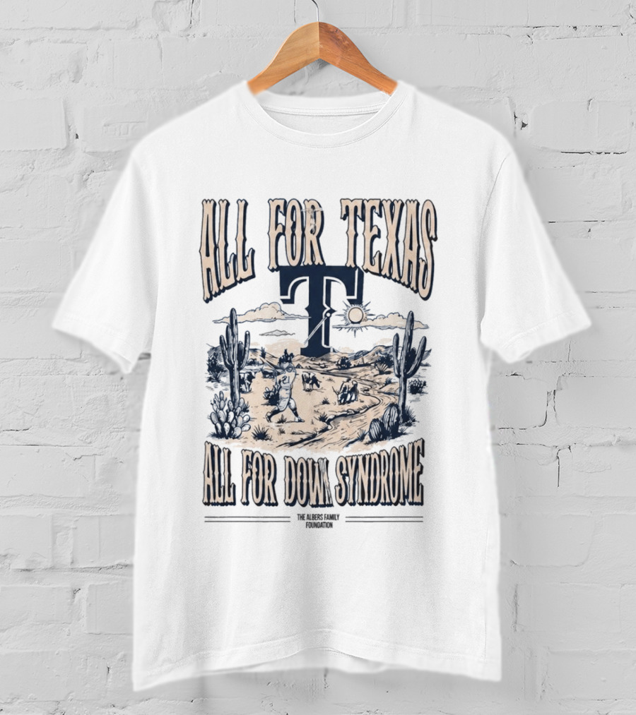 All For Texas Support Down Syndrome Awareness Iconic Western T-Shirt