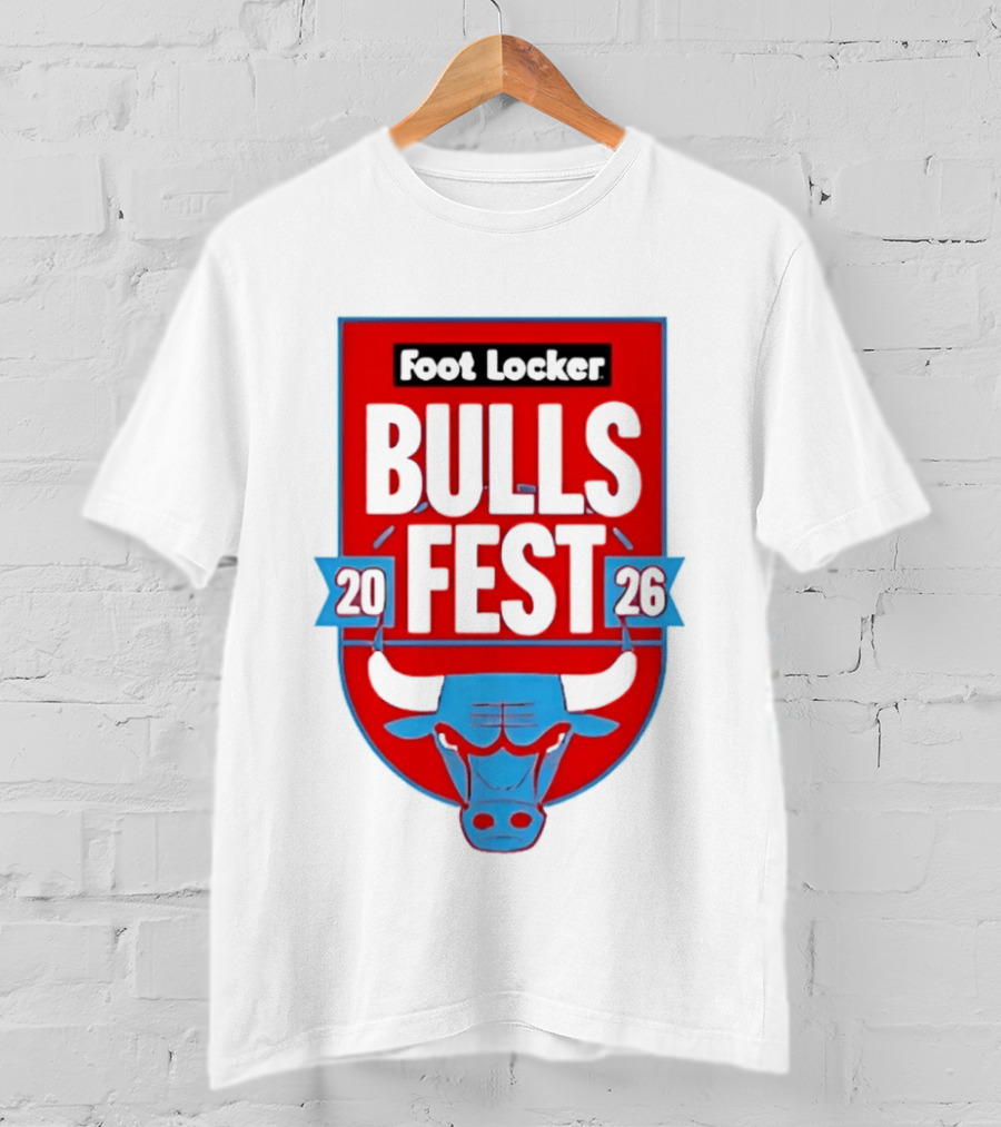Chicago Bulls Fest 2026 Foot Locker Event T-Shirt