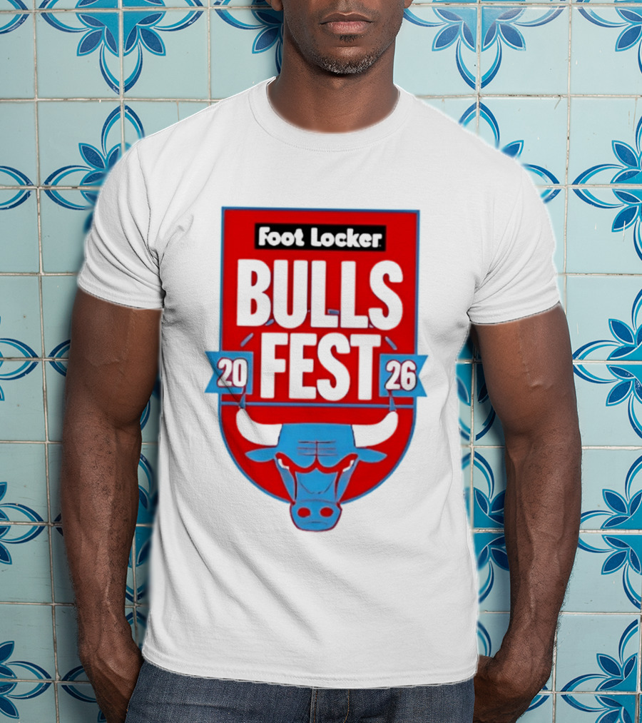 Chicago Bulls Fest 2026 Foot Locker Event T-Shirt