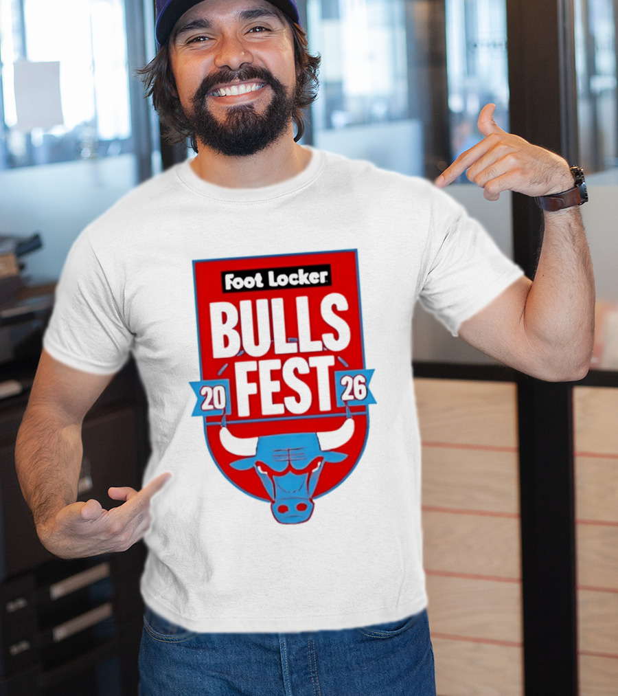 Chicago Bulls Fest 2026 Foot Locker Event T-Shirt
