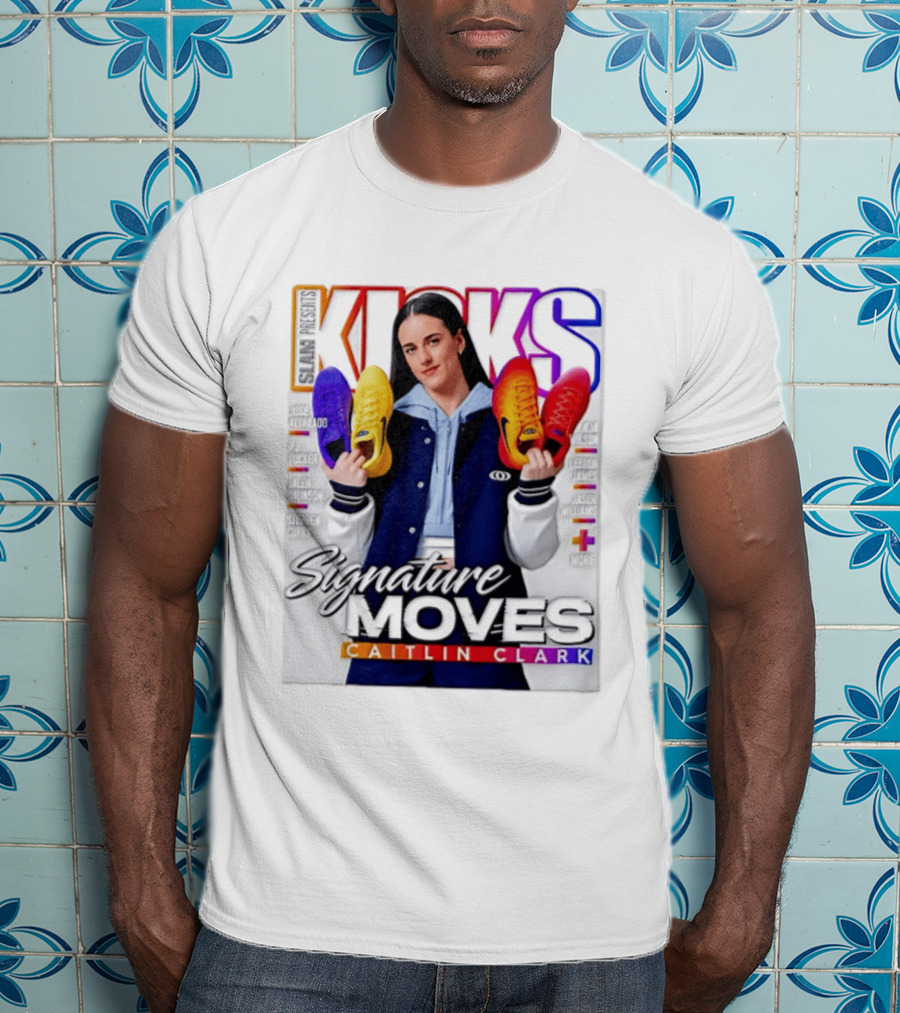 SLAM Presents Kicks Signature Moves Caitlin Clark T-Shirt