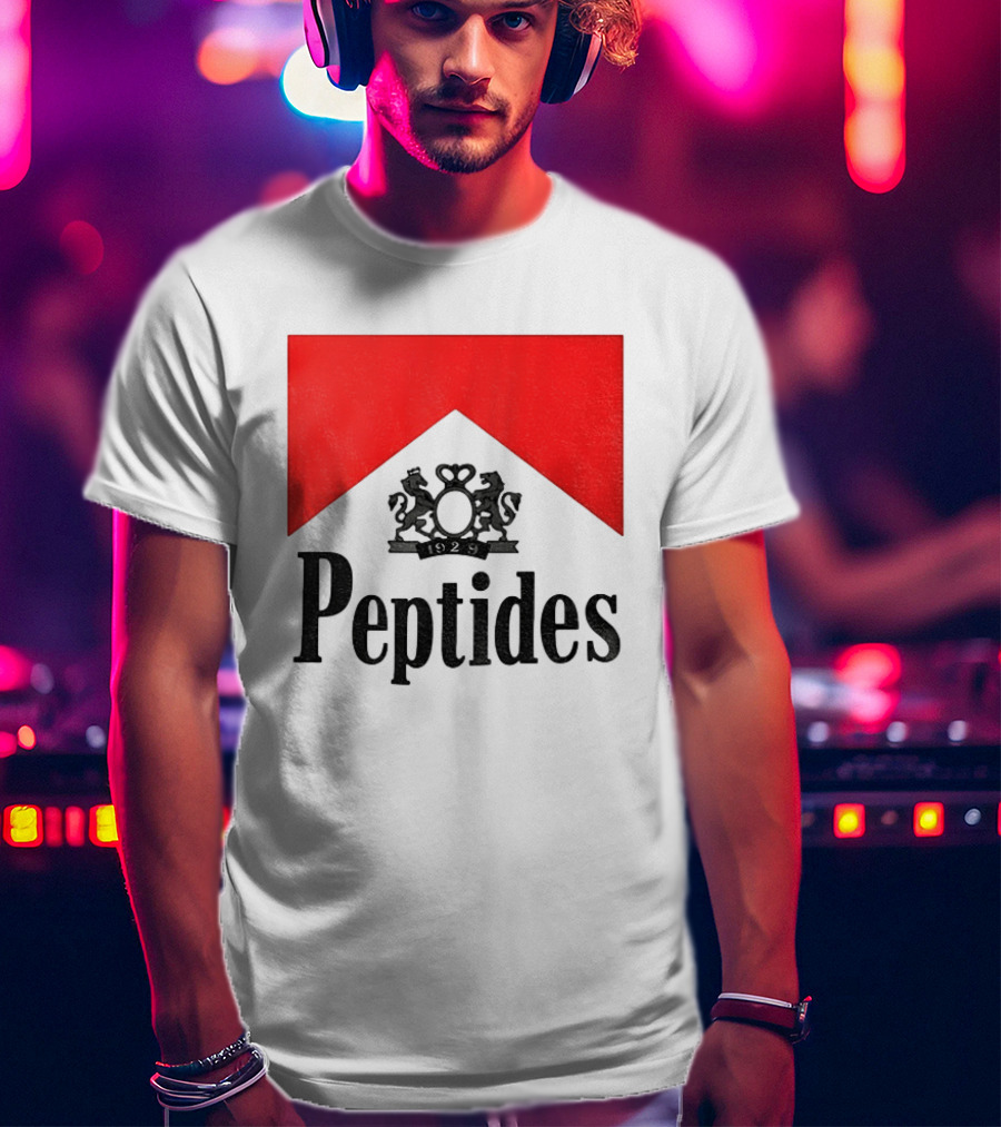 Peptides 1929 Red Marlboro T-Shirt